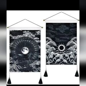 Japanese Waves Tapestry & Wind Tapestry 19 " Long